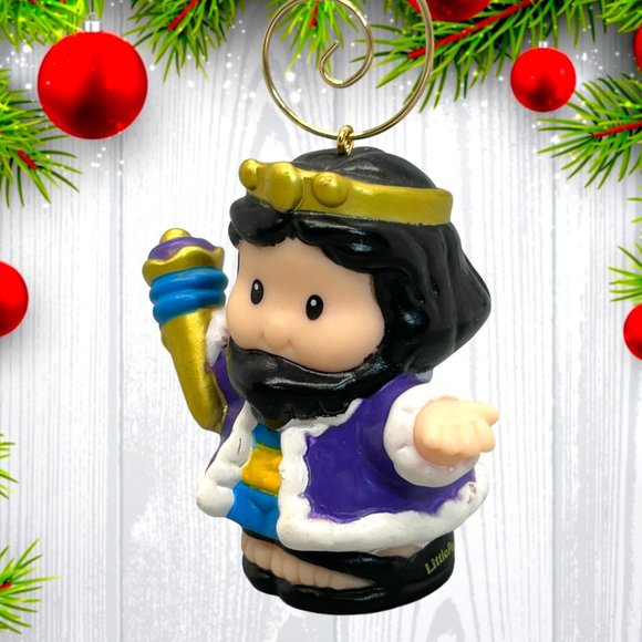 Fisher Price Little People King 2.5" ONE OF A KIND Christmas Tree Ornament - Picture 3 of 3